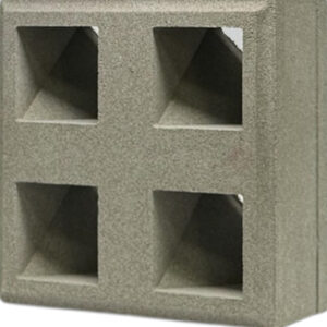 กันสาดโมเดิล สามเหลี่ยมมิติ (หน้าเรียบ/คิ้ว/กากบาท) 20x20x9 ซม.